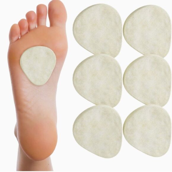 COPY - TemiArt Metatarsal Felt Foot Pad, 2 packs of 12 each - Picture 1 of 10